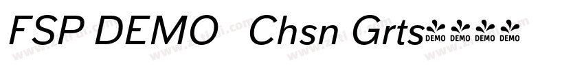 FSP DEMO   Chsn Grts字体转换